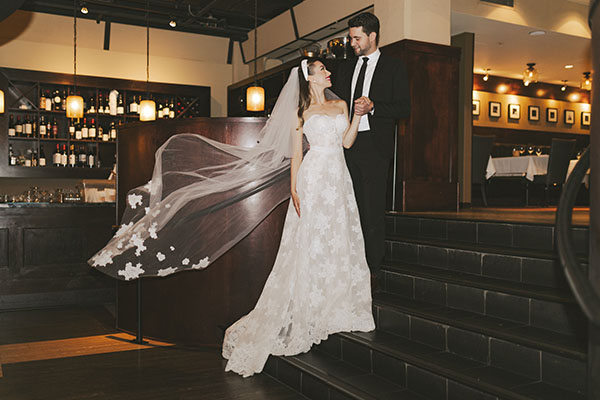 Vintage Chophouse Full Venue Buyout Bride and groom at Vintage Chophouse during a full venue buyout event